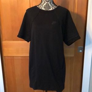Nike Tech Sweatshirt Dress Black LG